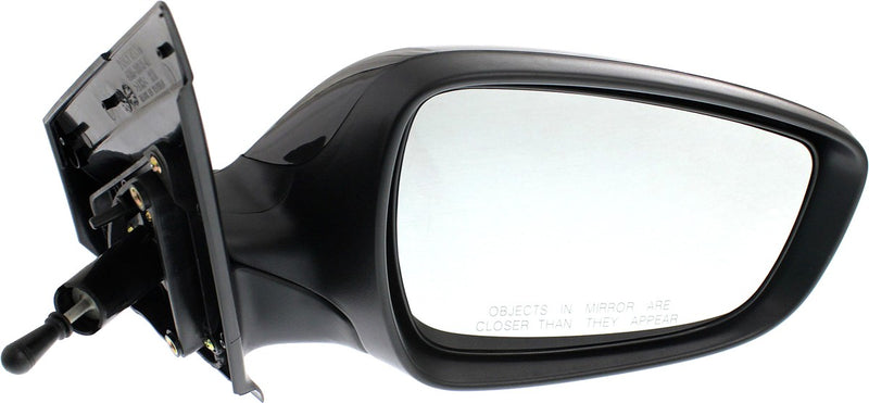 Driver and Passenger Side Non-Towing Mirrors, Manual Remote, Manual Folding, Non-Heated, Paintable, Without Signal Light, Without memory, Without Puddle Light, Without Auto-Dimming | HY1321184,HY1320184