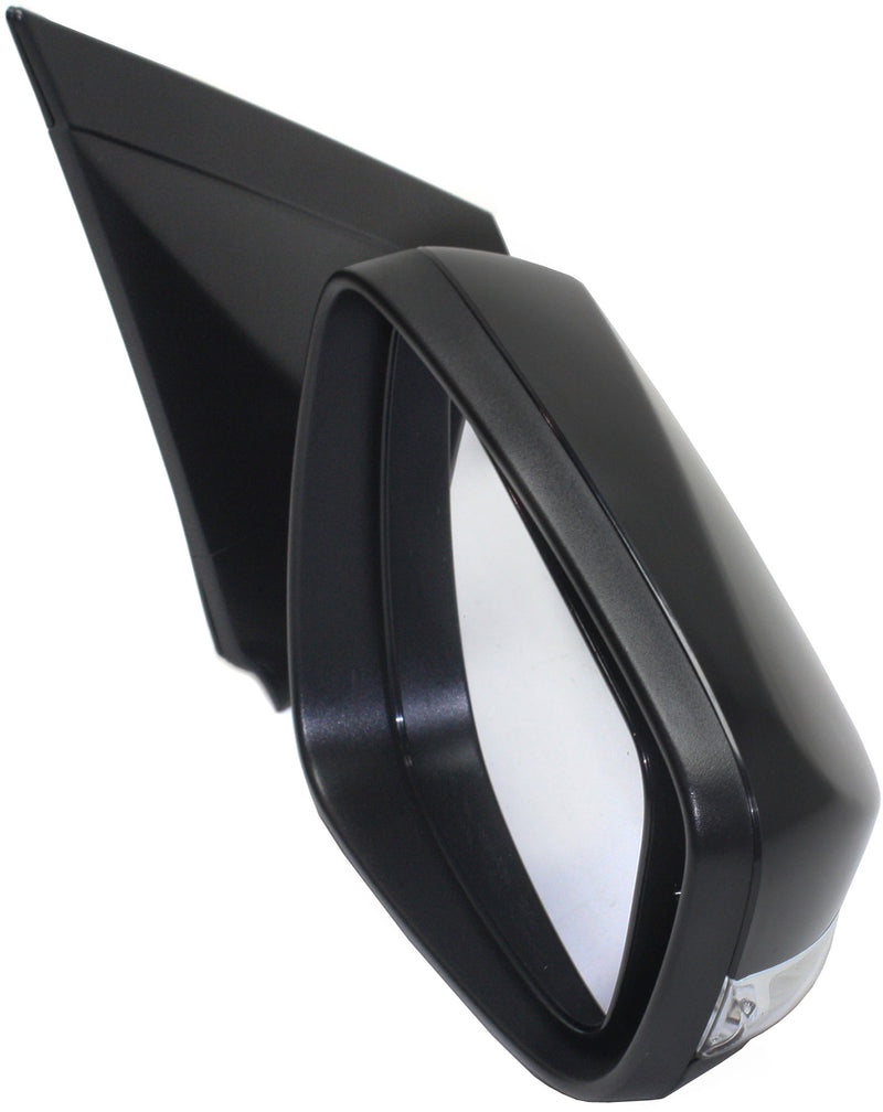 Driver and Passenger Side Mirrors, Power, Manual Folding, Non-Heated, Paintable, In-housing Signal Light, Without memory, Without Puddle Light, Without Auto-Dimming, Without Blind Spot Feature | HY1321182,HY1320182