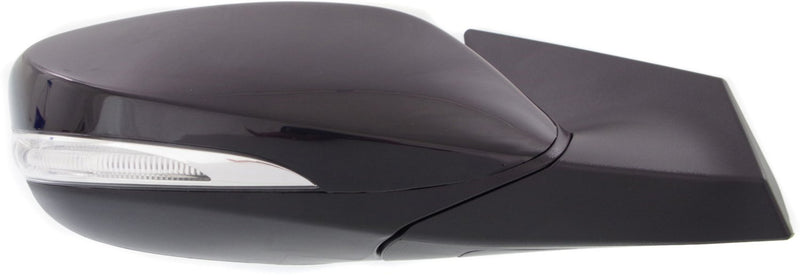 Driver and Passenger Side Non-Towing Mirrors, Power, Manual Folding, Heated, Paintable, In-housing Signal Light, Without memory, Without Puddle Light, Without Auto-Dimming | HY1320209,HY1320206,HY1321209,HY1321216