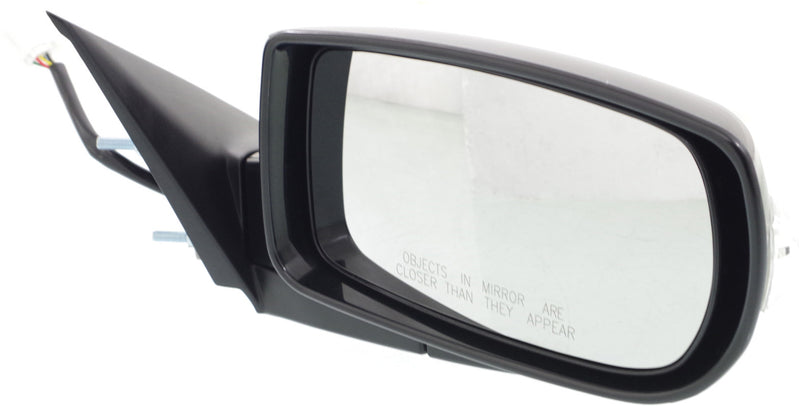 Driver and Passenger Side Non-Towing Mirrors, Power, Manual Folding, Heated, Paintable, In-housing Signal Light, Without memory, Without Puddle Light, Without Auto-Dimming | HY1320193,HY1321193