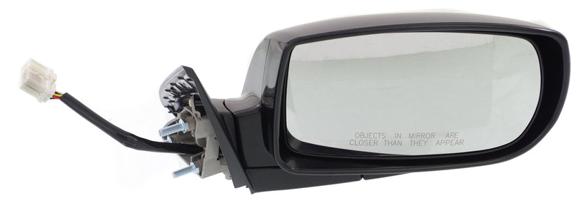 Driver and Passenger Side Non-Towing Mirrors, Power, Manual Folding, Heated, Paintable, In-housing Signal Light, Without memory, Without Puddle Light, Without Auto-Dimming | HY1320193,HY1321193