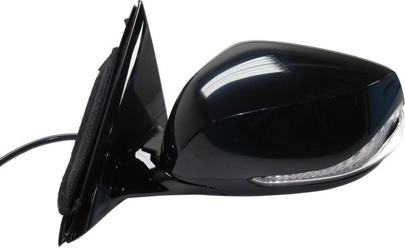 Driver and Passenger Side Non-Towing Mirrors, Power, Manual Folding, Heated, Paintable, In-housing Signal Light, Without memory, Without Puddle Light, Without Auto-Dimming | IN1321129,IN1320129