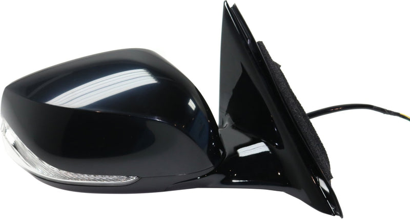 Driver and Passenger Side Non-Towing Mirrors, Power, Manual Folding, Heated, Paintable, In-housing Signal Light, Without memory, Without Puddle Light, Without Auto-Dimming | IN1321129,IN1320129