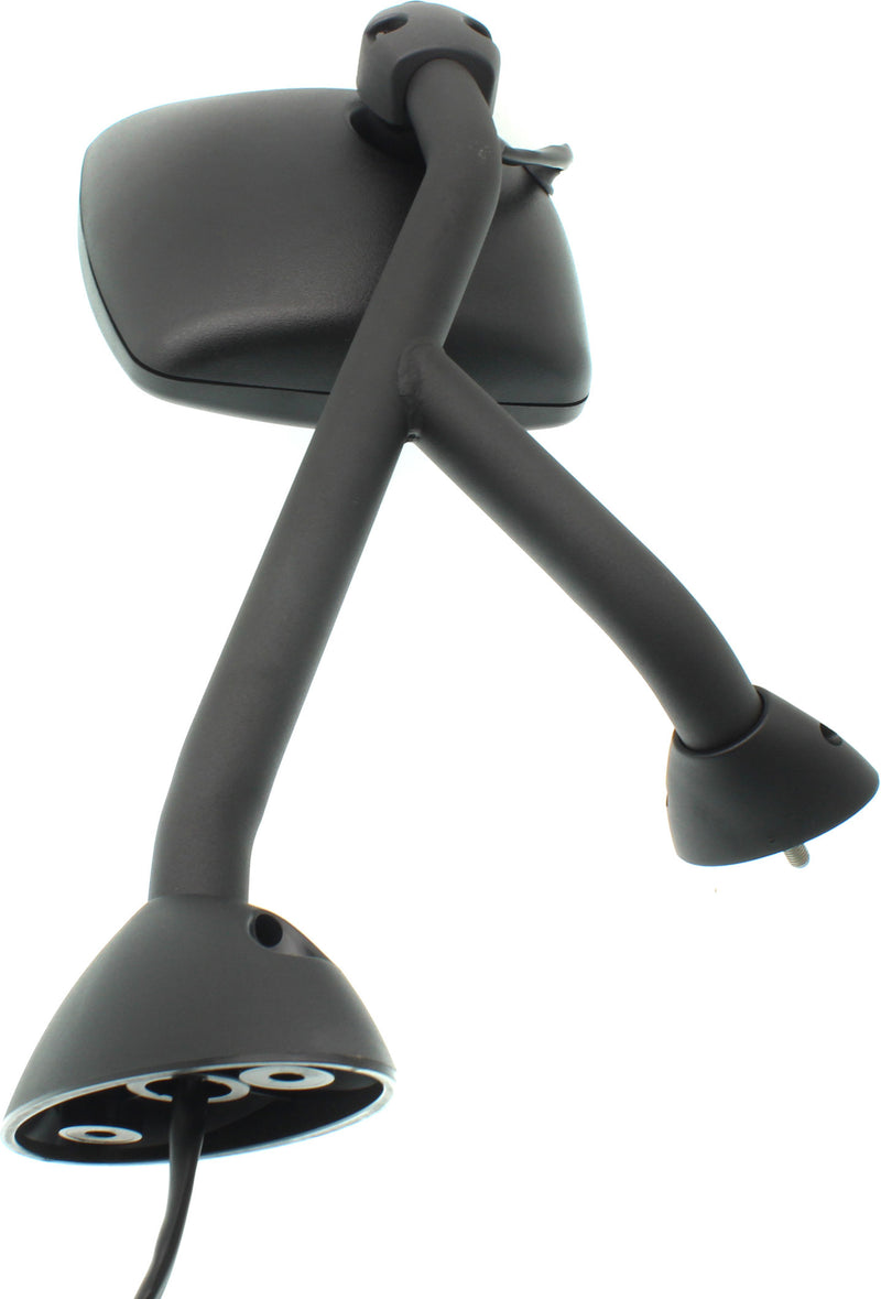 Driver and Passenger Side Mirrors, Manual Adjust, Non-Heated, Paintable, Without Signal Light