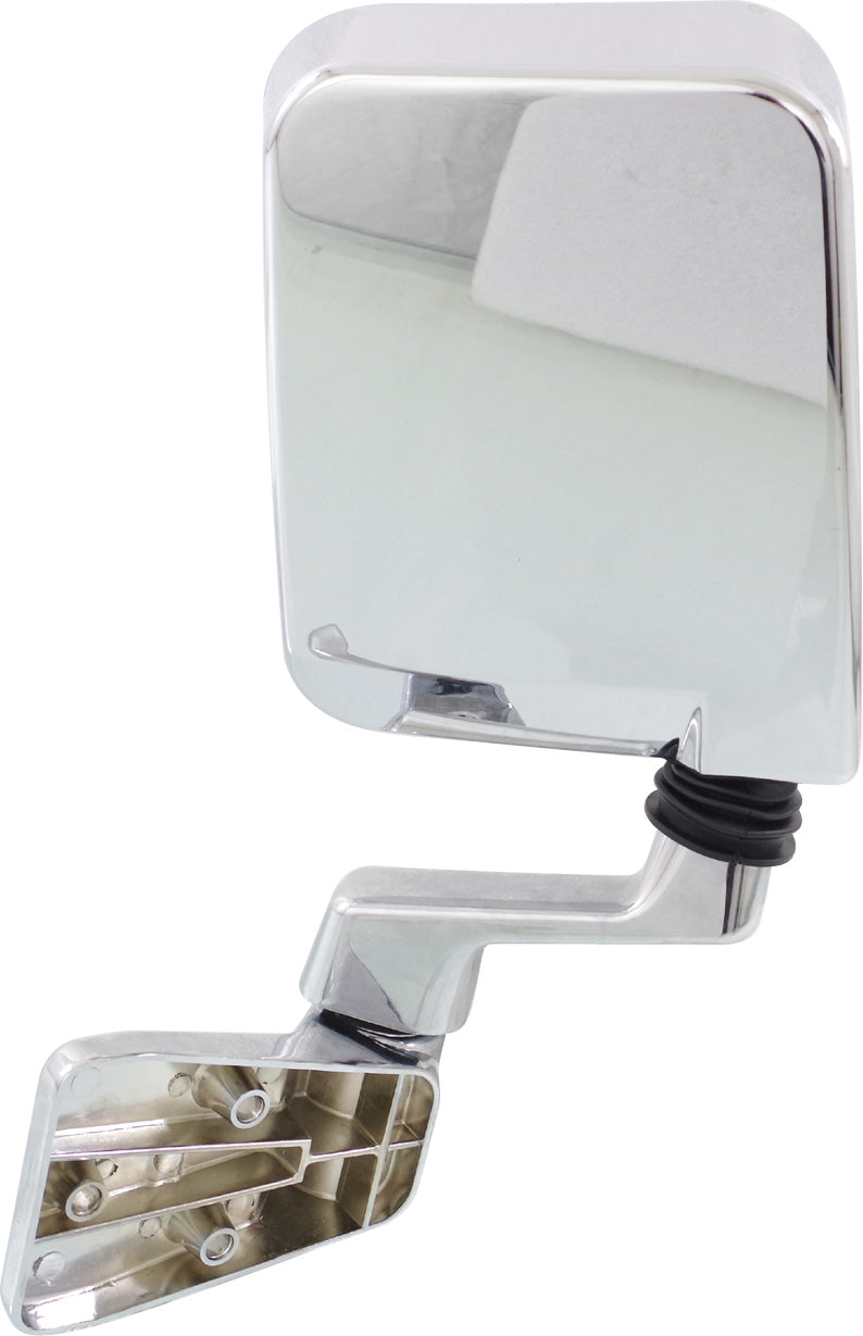 Driver and Passenger Side Non-Towing Mirrors, Manual Adjust, Manual Folding, Non-Heated, Chrome, Without Signal Light, Without memory, Without Puddle Light, Without Auto-Dimming | CH1320189,CH1321189