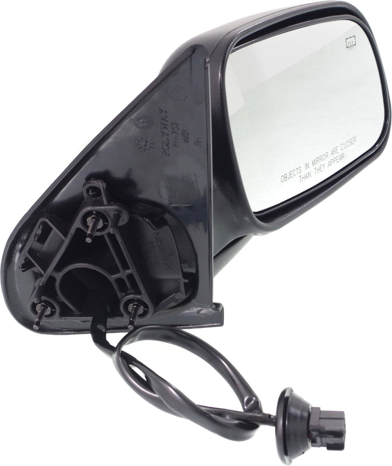 Driver and Passenger Side Mirrors, Power, Manual Folding, Heated, Textured Black, Without Signal Light, Without memory, Without Puddle Light, Without Auto-Dimming, Without Blind Spot Feature | CH1320169,CH1321169