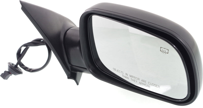 Driver and Passenger Side Mirrors, Power, Manual Folding, Heated, Textured Black, Without Signal Light, Without memory, Without Puddle Light, Without Auto-Dimming, Without Blind Spot Feature | CH1320169,CH1321169