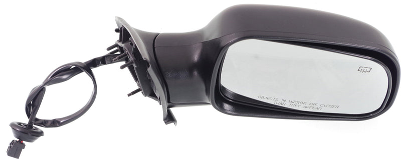 Driver and Passenger Side Mirrors, Power, Manual Folding, Heated, Textured Black, Without Signal Light, Without memory, Without Puddle Light, Without Auto-Dimming, Without Blind Spot Feature | CH1320169,CH1321169
