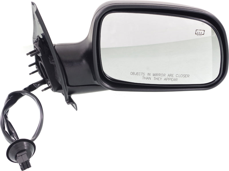 Driver and Passenger Side Mirrors, Power, Manual Folding, Heated, Textured Black, Without Signal Light, Without memory, Without Puddle Light, Without Auto-Dimming, Without Blind Spot Feature | CH1320169,CH1321169