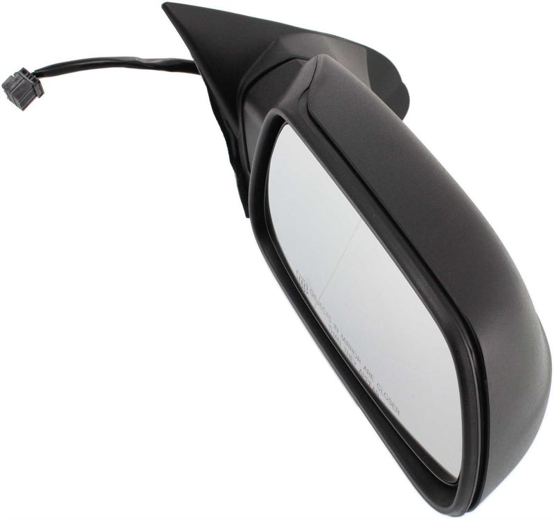 Driver and Passenger Side Mirrors, Power, Manual Folding, Heated, Textured Black, Without Signal Light, Without memory, Without Puddle Light, Without Auto-Dimming, Without Blind Spot Feature | CH1320246,CH1321246