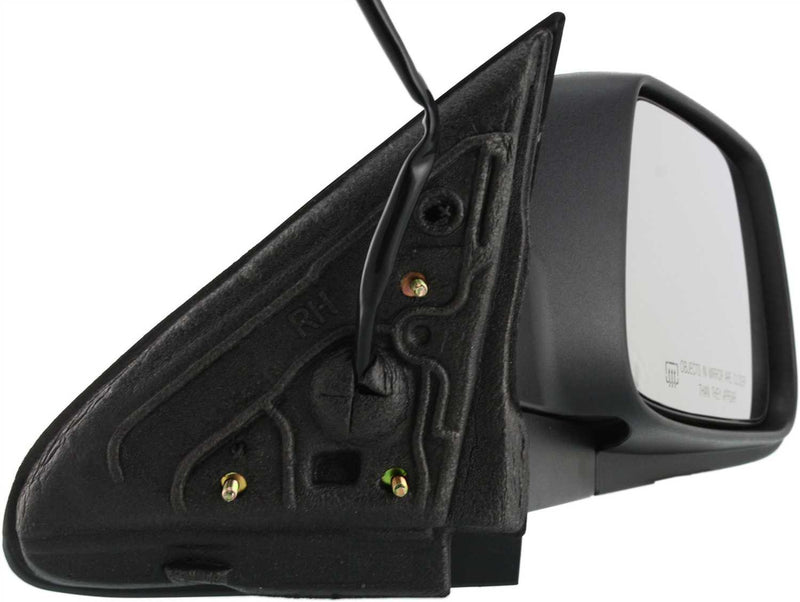 Driver and Passenger Side Mirrors, Power, Manual Folding, Heated, Textured Black, Without Signal Light, Without memory, Without Puddle Light, Without Auto-Dimming, Without Blind Spot Feature | CH1320246,CH1321246