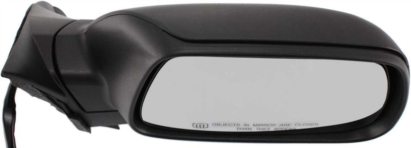 Driver and Passenger Side Mirrors, Power, Manual Folding, Heated, Textured Black, Without Signal Light, Without memory, Without Puddle Light, Without Auto-Dimming, Without Blind Spot Feature | CH1320246,CH1321246