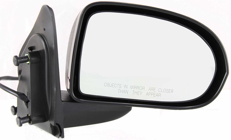 Driver And Passenger Side Mirrors Power Manual Folding Non-Heated Textured Black Without Signal Light Without Blind Spot Feature | CH1320263,CH1321263
