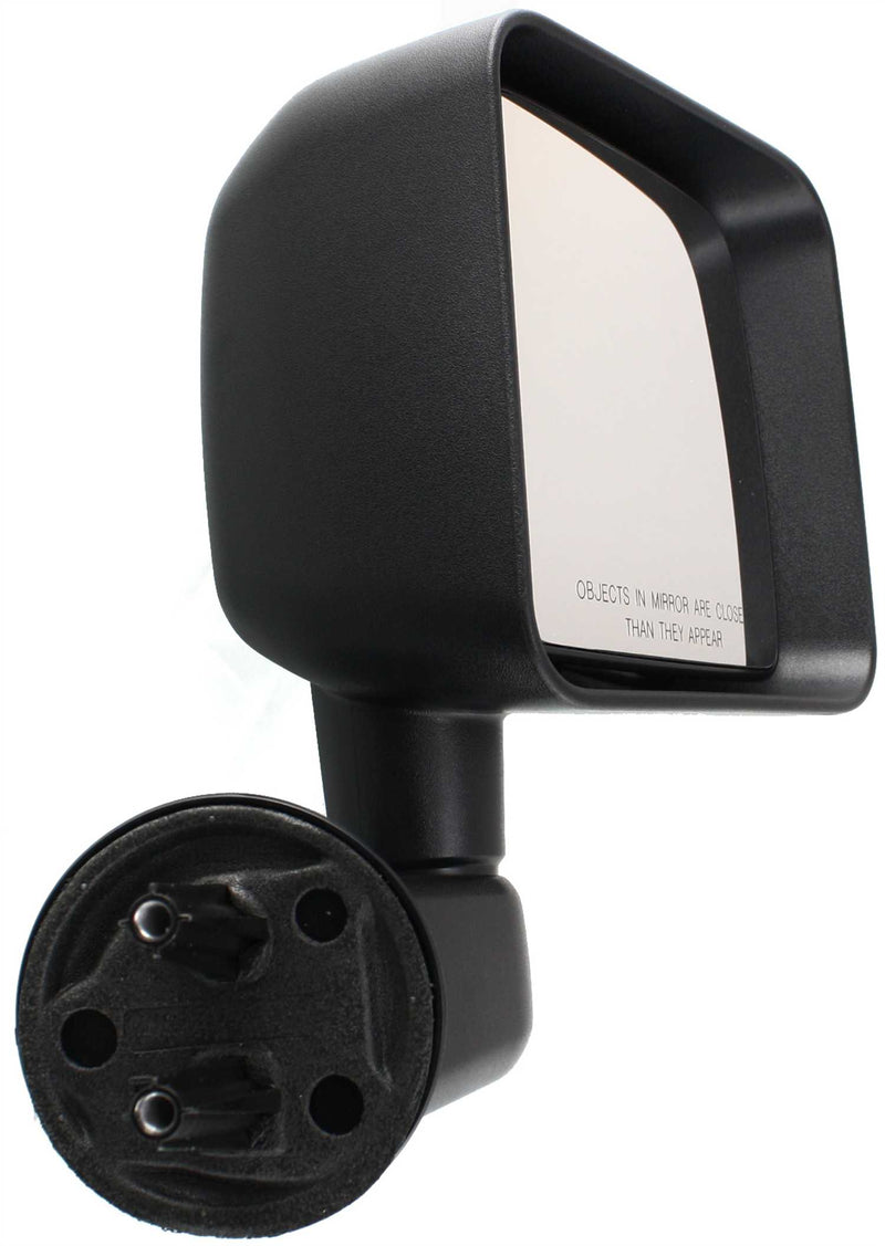 Driver and Passenger Side Mirrors, Manual Adjust, Manual Folding, Non-Heated, Textured Black, Without Signal Light, Without memory, Without Puddle Light, Without Auto-Dimming | CH1320271,CH1321271