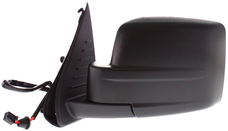 Driver and Passenger Side Mirrors, Power, Manual Folding, Heated, Textured Black, Without Signal Light, Without memory, Without Puddle Light, Without Auto-Dimming, Without Blind Spot Feature | CH1320287,CH1321287
