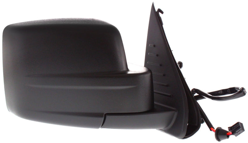Driver and Passenger Side Mirrors, Power, Manual Folding, Heated, Textured Black, Without Signal Light, Without memory, Without Puddle Light, Without Auto-Dimming, Without Blind Spot Feature | CH1320287,CH1321287