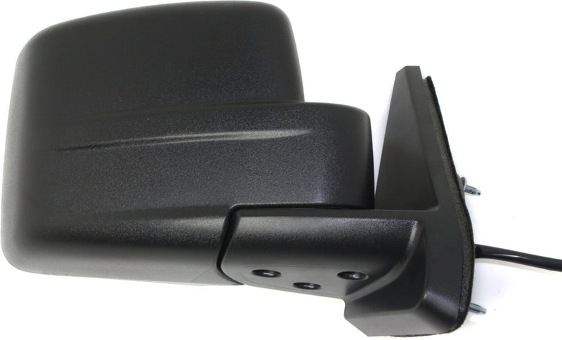 Driver and Passenger Side Mirrors, Power, Manual Folding, Heated, Textured Black, Without Signal Light, Without memory, Without Puddle Light, Without Auto-Dimming, Without Blind Spot Feature | CH1321283,CH1321337,CH1320283,CH1320337