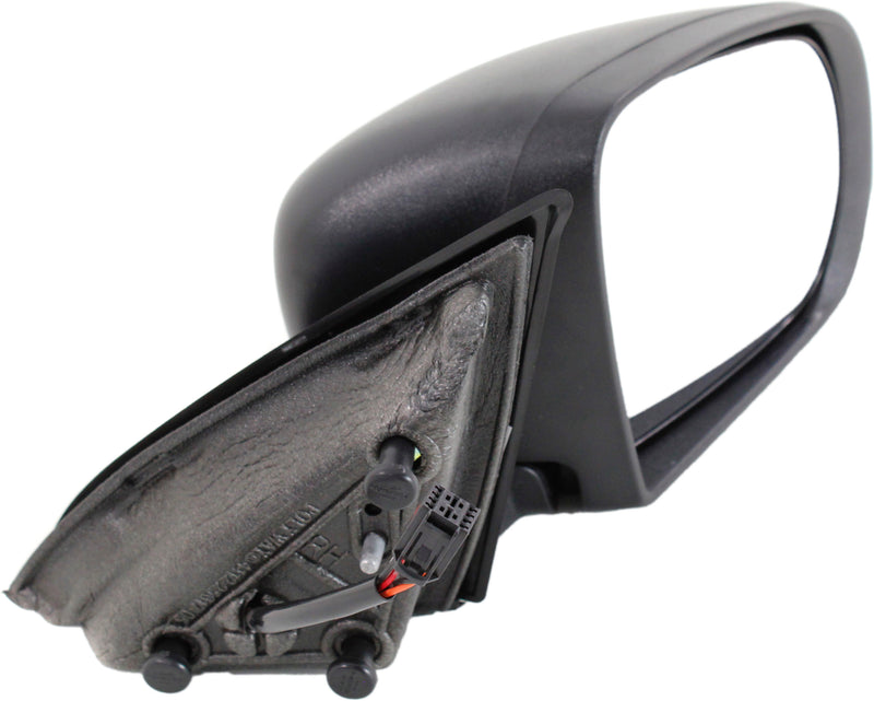 Driver and Passenger Side Mirrors, Power, Non-Heated, Manual Folding, Paintable, Without Signal Light, Without Blind Spot Feature | CH1320373,CH1321373