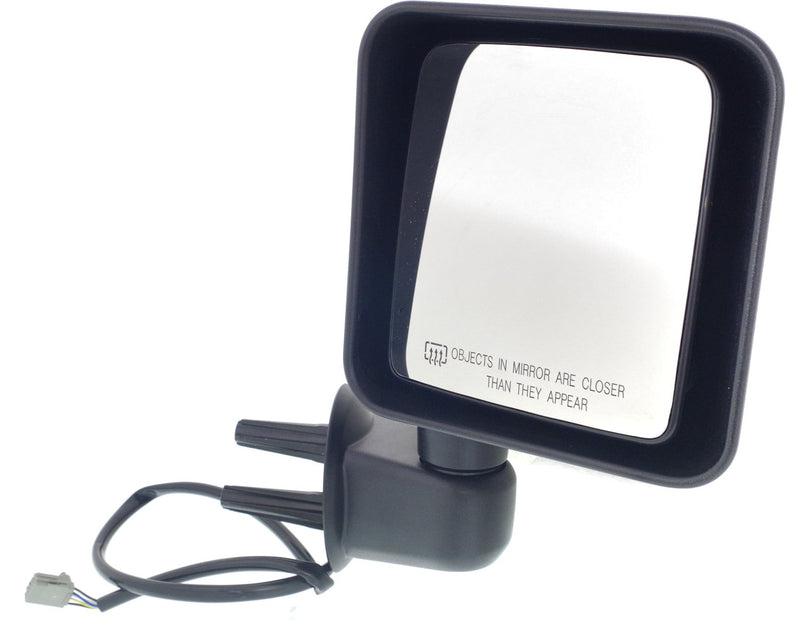 Driver and Passenger Side Mirrors, Power, Manual Folding, Heated, Textured Black, Without Signal Light, Without memory, Without Puddle Light, Without Auto-Dimming, Without Blind Spot Feature | CH1321372,CH1320372