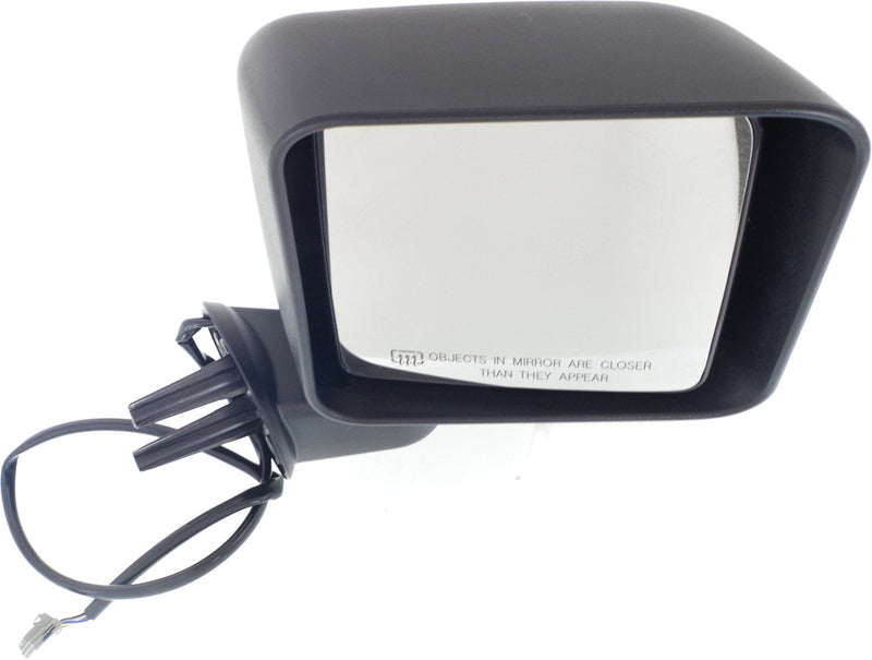 Driver and Passenger Side Mirrors, Power, Manual Folding, Heated, Textured Black, Without Signal Light, Without memory, Without Puddle Light, Without Auto-Dimming, Without Blind Spot Feature | CH1321372,CH1320372
