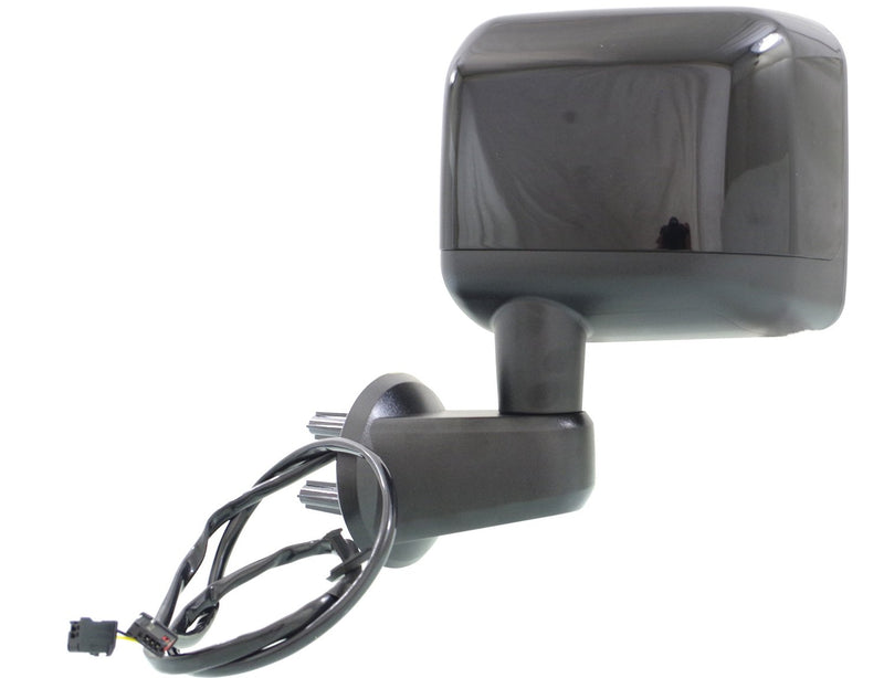 Driver and Passenger Side Mirrors, Power, Manual Folding, Heated, Textured Black, Without Signal Light, Without memory, Without Puddle Light, Without Auto-Dimming, Without Blind Spot Feature | CH1321393,CH1320393