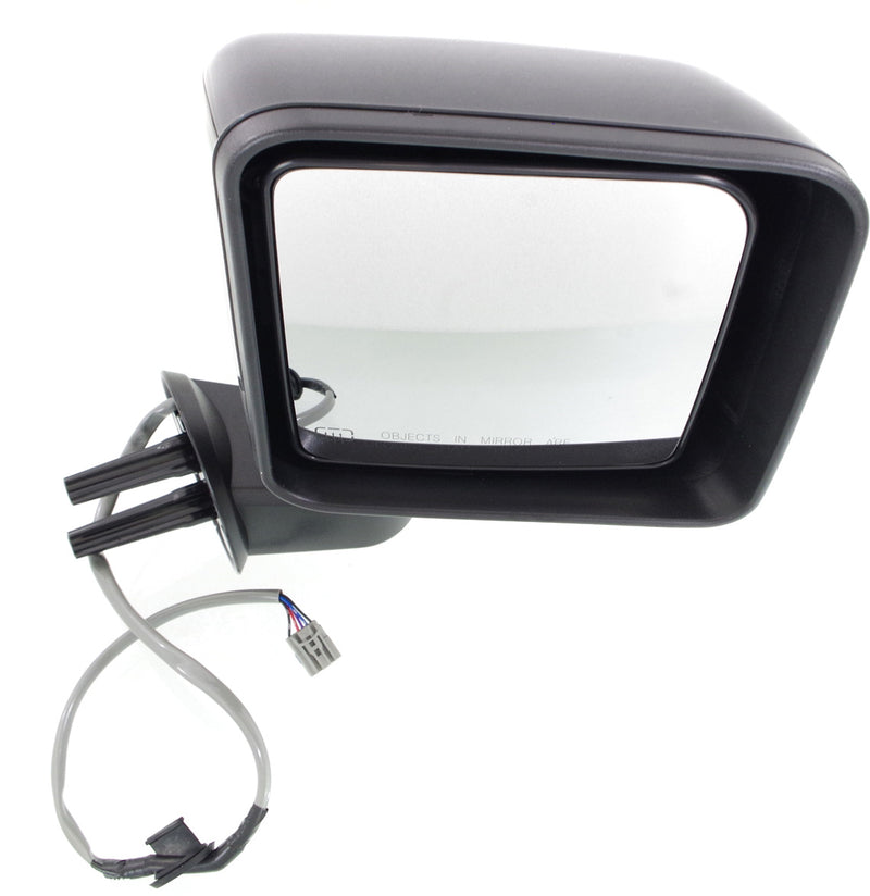 Driver and Passenger Side Mirrors, Power, Manual Folding, Heated, Textured Black, Without Signal Light, Without memory, Without Puddle Light, Without Auto-Dimming, Without Blind Spot Feature | CH1321393,CH1320393