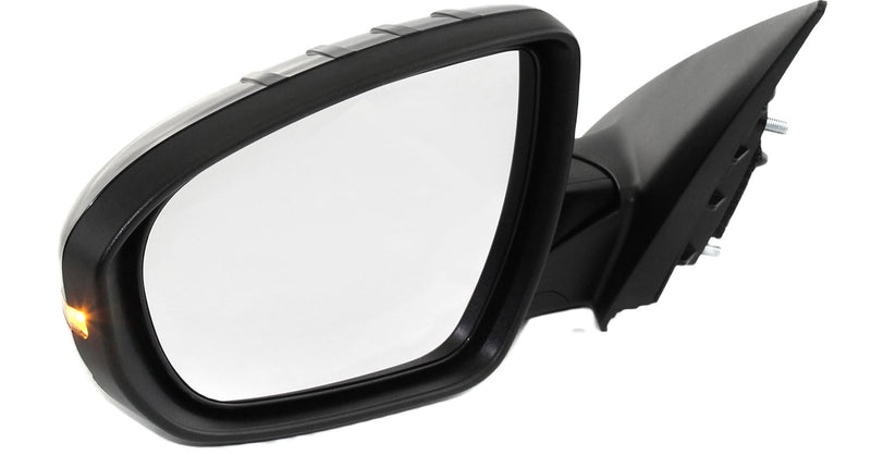 Driver and Passenger Side Non-Towing Mirrors, Power, Power Folding, Heated, Paintable, In-housing Signal Light, Without memory, Without Puddle Light, Without Auto-Dimming | KI1321163,KI1320163