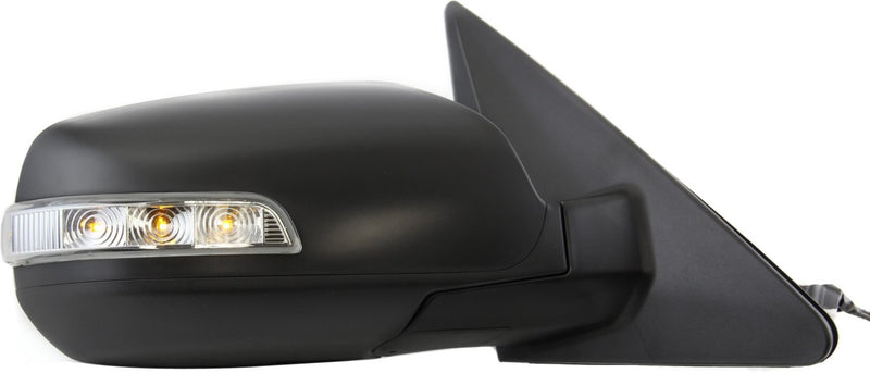 Driver and Passenger Side Mirrors, Power, Manual Folding, Heated, Textured Black, In-housing Signal Light, Without memory, Without Puddle Light, Without Auto-Dimming, Without Blind Spot Feature