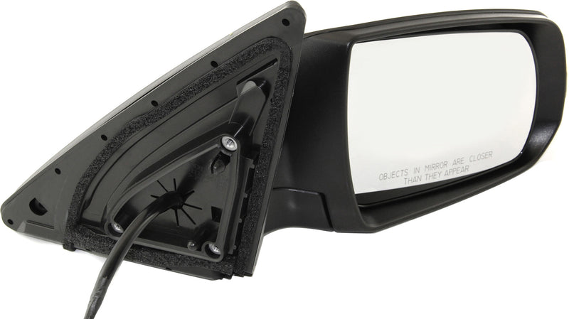 Driver and Passenger Side Mirrors, Power, Manual Folding, Heated, Textured Black, In-housing Signal Light, Without memory, Without Puddle Light, Without Auto-Dimming, Without Blind Spot Feature