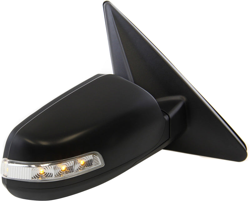 Driver and Passenger Side Mirrors, Power, Manual Folding, Heated, Textured Black, In-housing Signal Light, Without memory, Without Puddle Light, Without Auto-Dimming, Without Blind Spot Feature