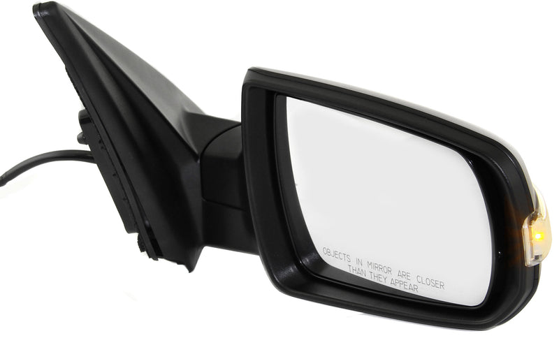 Driver and Passenger Side Mirrors, Power, Manual Folding, Heated, Textured Black, In-housing Signal Light, Without memory, Without Puddle Light, Without Auto-Dimming, Without Blind Spot Feature