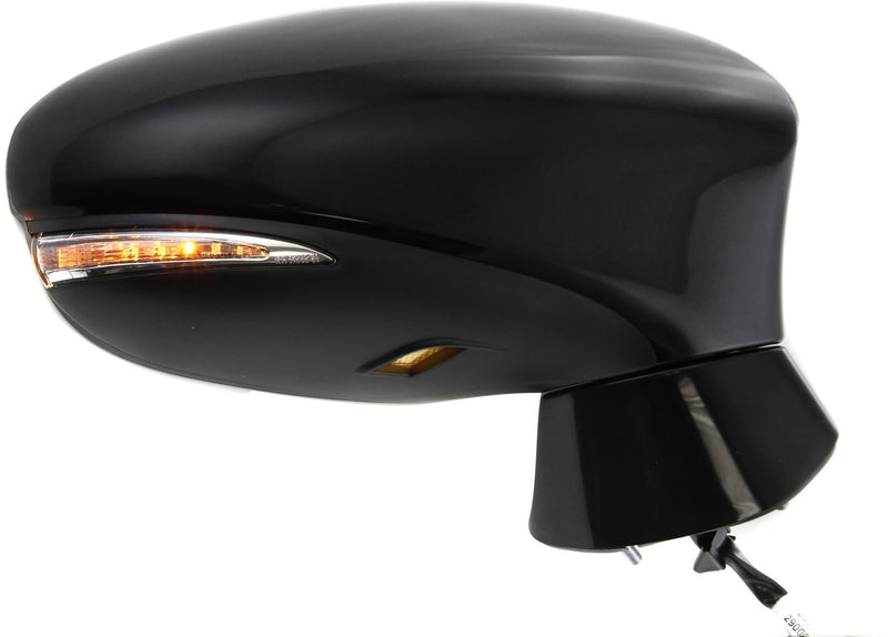 Driver and Passenger Side Non-Towing Mirrors, Power, Manual Folding, Heated, Paintable, In-housing Signal Light, Without memory, With Puddle Light, Without Auto-Dimming