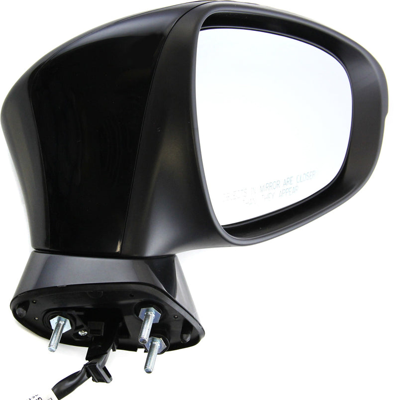 Driver and Passenger Side Non-Towing Mirrors, Power, Manual Folding, Heated, Paintable, In-housing Signal Light, Without memory, With Puddle Light, Without Auto-Dimming