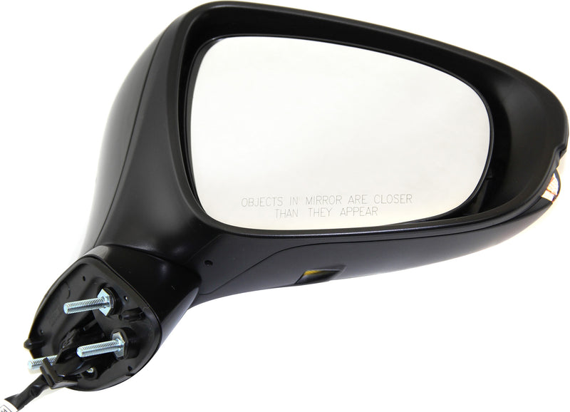 Driver and Passenger Side Non-Towing Mirrors, Power, Manual Folding, Heated, Paintable, In-housing Signal Light, Without memory, With Puddle Light, Without Auto-Dimming