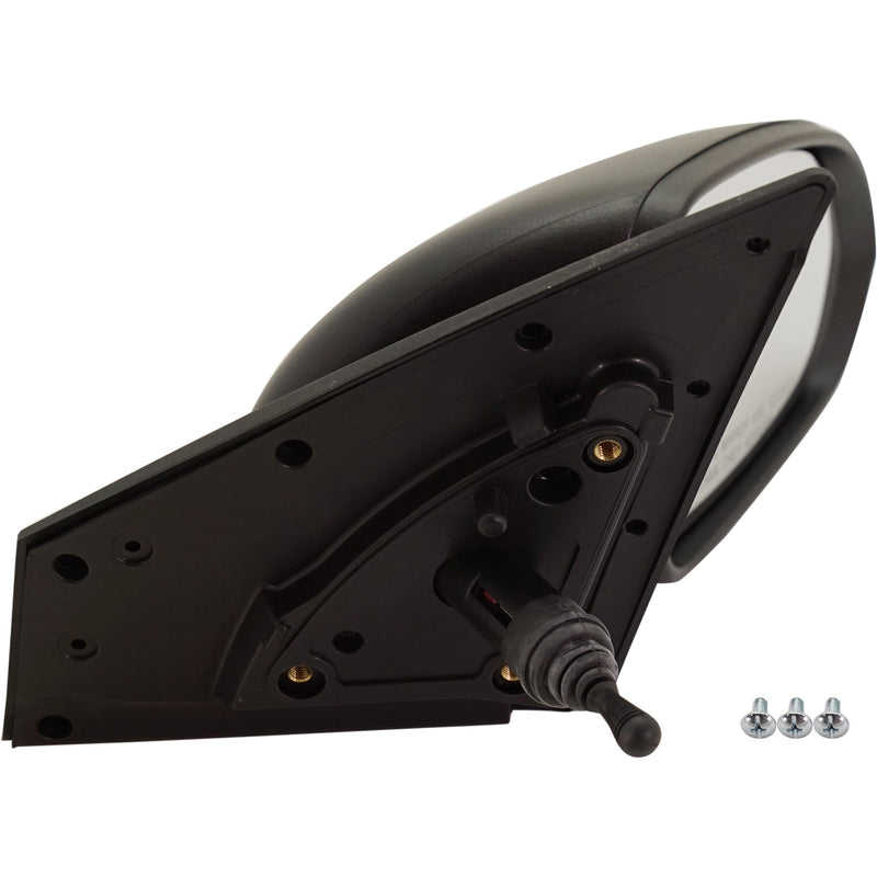 Driver and Passenger Side Mirrors, Manual Remote, Manual Folding, Non-Heated, Textured Black, Without Signal Light | KI1320217,KI1321217