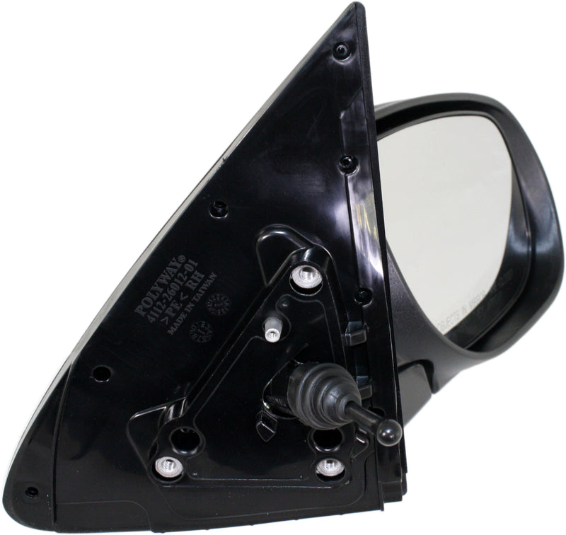 Driver And Passenger Side Non-Towing Mirrors Manual Remote Manual Folding Non-Heated Paintable Without Signal Light | KI1320144,KI1321144