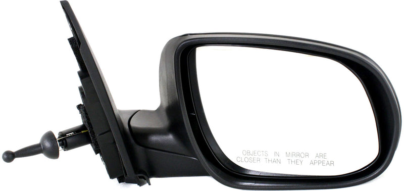 Driver and Passenger Side Non-Towing Mirrors, Manual Remote, Manual Folding, Non-Heated, Paintable, Without Signal Light, Without memory, Without Puddle Light, Without Auto-Dimming | KI1320151,KI1321151