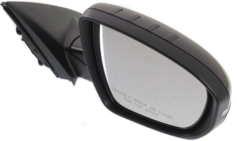 Driver and Passenger Side Mirrors, Power, Manual Folding, Non-Heated, Paintable, In-housing Signal Light, Without memory, Without Puddle Light, Without Auto-Dimming, Without Blind Spot Feature