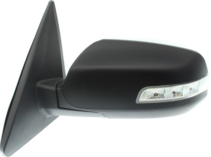 Driver and Passenger Side Mirrors, Power, Manual Folding, Heated, Paintable, In-housing Signal Light, Without memory, Without Puddle Light, Without Auto-Dimming, Without Blind Spot Feature | KI1320146,KI1321146