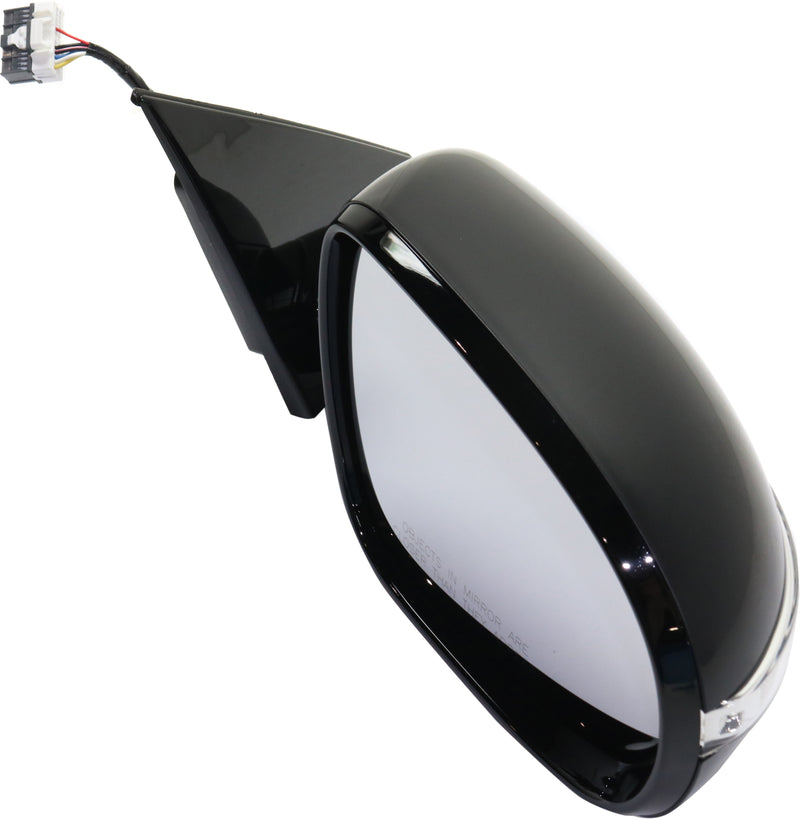 Driver and Passenger Side Mirrors, Power, Manual Folding, Heated, Paintable, In-housing Signal Light, Without memory, Without Puddle Light, Without Auto-Dimming, Without Blind Spot Feature | KI1320207,KI1321207