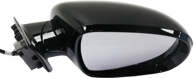 Driver and Passenger Side Mirrors, Power, Manual Folding, Heated, Paintable, In-housing Signal Light, Without memory, Without Puddle Light, Without Auto-Dimming, Without Blind Spot Feature | KI1320207,KI1321207