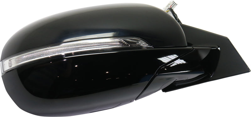 Driver and Passenger Side Mirrors, Power, Manual Folding, Heated, Paintable, In-housing Signal Light, Without memory, Without Puddle Light, Without Auto-Dimming, Without Blind Spot Feature | KI1320207,KI1321207