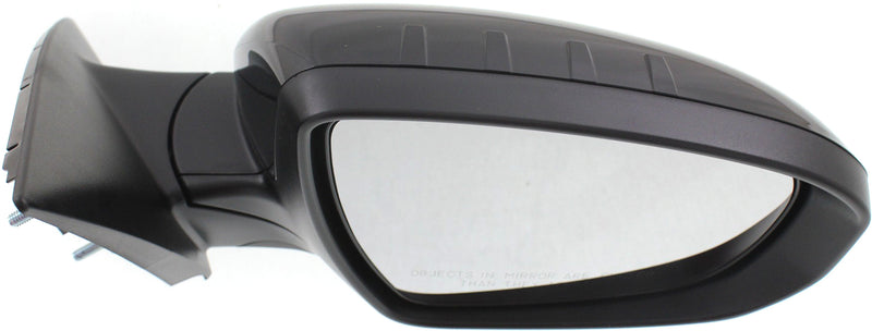 Driver and Passenger Side Non-Towing Mirrors, Power, Manual Folding, Heated, Paintable, In-housing Signal Light, Without memory, Without Puddle Light, Without Auto-Dimming | KI1321175,KI1320175