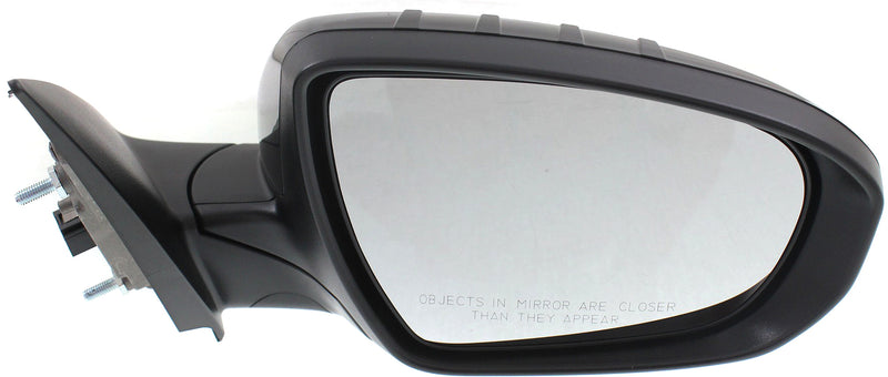 Driver and Passenger Side Non-Towing Mirrors, Power, Manual Folding, Heated, Paintable, In-housing Signal Light, Without memory, Without Puddle Light, Without Auto-Dimming | KI1321175,KI1320175