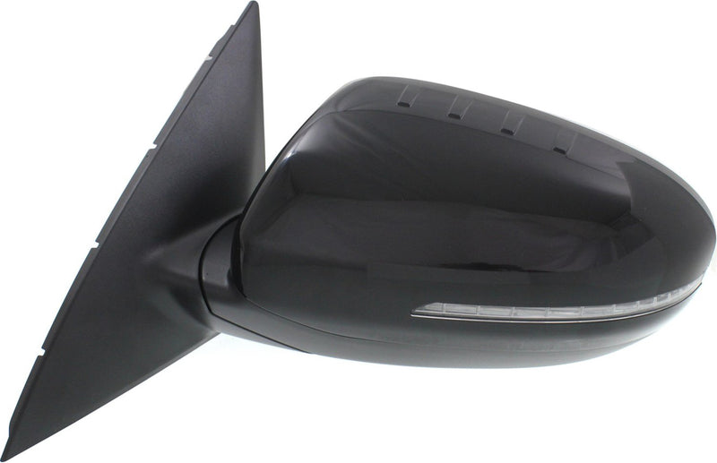 Driver and Passenger Side Non-Towing Mirrors, Power, Power Folding, Heated, Paintable, In-housing Signal Light, Without memory, Without Puddle Light, Without Auto-Dimming