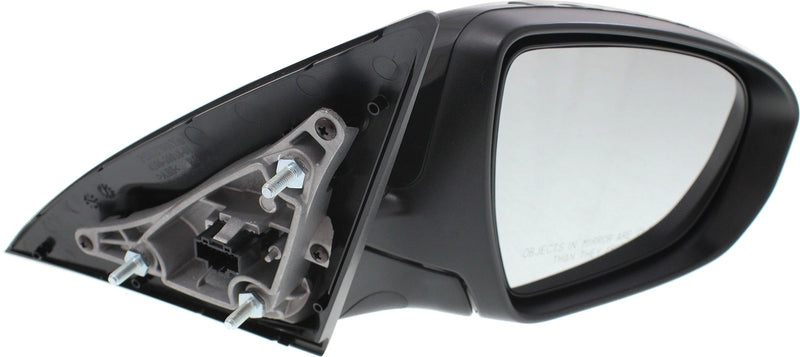 Driver and Passenger Side Non-Towing Mirrors, Power, Power Folding, Heated, Paintable, In-housing Signal Light, Without memory, Without Puddle Light, Without Auto-Dimming