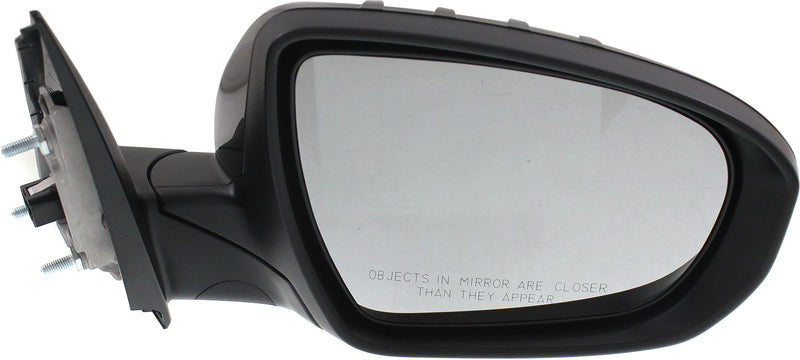 Driver and Passenger Side Non-Towing Mirrors, Power, Power Folding, Heated, Paintable, In-housing Signal Light, Without memory, Without Puddle Light, Without Auto-Dimming