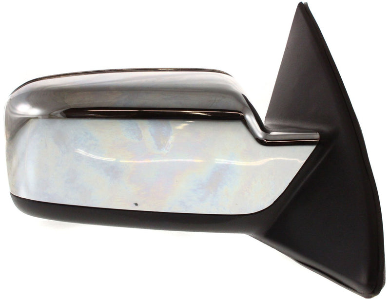 Driver and Passenger Side Mirrors, Power, Non-Folding, Heated, Chrome, Without Signal Light, With memory, With Puddle Light, Without Auto-Dimming, Without Blind Spot Feature | FO1320322,FO1321322