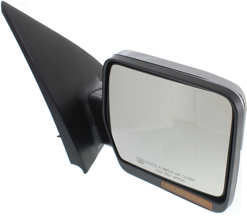Driver and Passenger Side Mirrors, Power, Heated, Manual Folding, Chrome, Standard Type, New Body Style | FO1320332,FO1321332