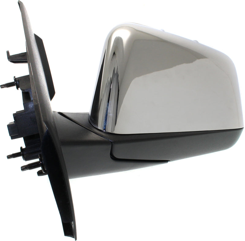 Driver and Passenger Side Mirrors, Power, Manual Folding, Heated, Chrome, Without Signal Light, Without memory, With Puddle Light, Without Auto-Dimming, With Blind Spot Glass | FO1321471,FO1320471